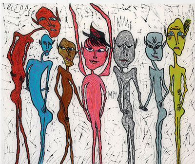 Sample artwork by Gracer (Born 1956), known for street art, urban art, graffiti - View similar artists and auction records