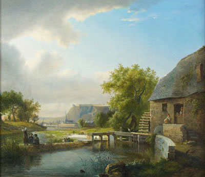 Paysage au fort de Namur