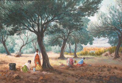 Sample artwork by Alcide Bariteau (1862 - 1943), known for painting - View similar artists and auction records