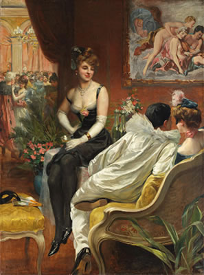 Le bal costumé by Frederic II Dufaux - Auction record, sale price, and art valuation. Compare with similar artists and explore comparable artworks.
