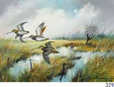 Bécassines dans le marais normand by Jean Claude Lestringant - Auction record, sale price, and art valuation. Compare with similar artists and explore comparable artworks.