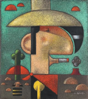 Le cow-boy solitaire by Olivier O'Groj - Auction record, sale price, and art valuation. Compare with similar artists and explore comparable artworks.