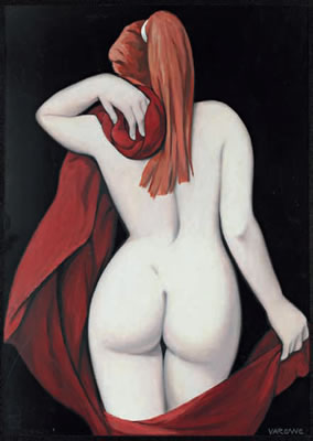 Sample artwork by Alex Varenne (1939 - 2020), known for figure painting, drawing, pin ups - View similar artists and auction records