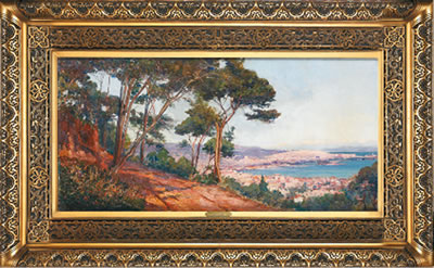 LA BAIE D'ALGER VUE DU CHEMIN DES ARCADES