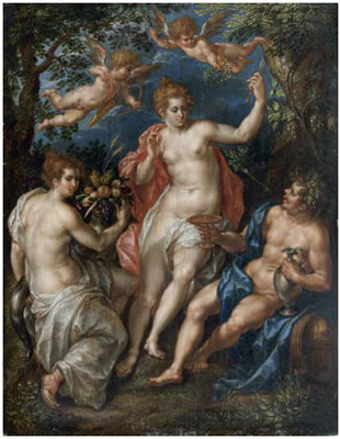 Bacchus, Vénus et Cérès