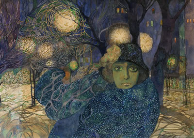 Femme dans un parc éclairé by Nicolai Mitrofanovich Nikonov - Auction record, sale price, and art valuation. Compare with similar artists and explore comparable artworks.