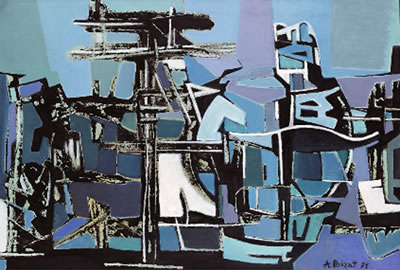 Composition bleue