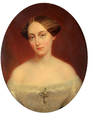 Portrait de la Grande Duchesse Olga Nicolaievna, reine du Wurtemberg