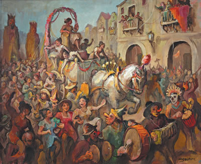 Sample artwork by Alexis Hinsberger (1907 - 1996), known for painting and sculpture - View similar artists and auction records