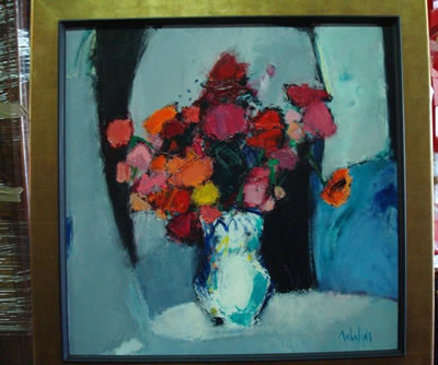 Sample artwork by Michel No (Born 1939), known for painting - View similar artists and auction records