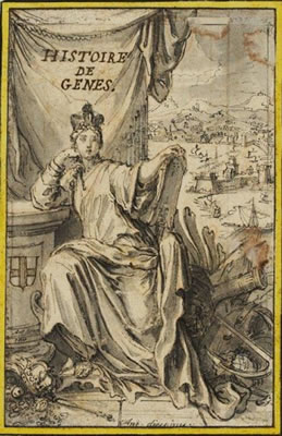 Projet de frontispice: histoire de Gênes