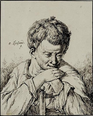 Portrait d'homme accoudé sur une chaise by Charles Eschard - Auction record, sale price, and art valuation. Compare with similar artists and explore comparable artworks.