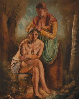 La coiffure ou la toilette by Charles-George Dufresne - Auction record, sale price, and art valuation. Compare with similar artists and explore comparable artworks.