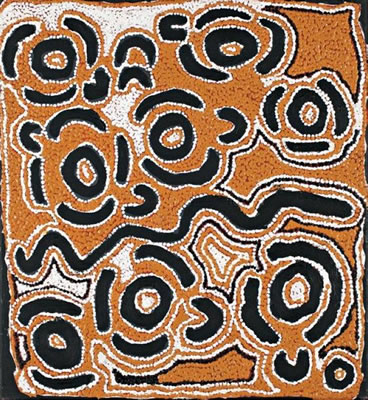 Sample artwork by Liddy Nelson Nakamarra, known for aboriginal art - View similar artists and auction records