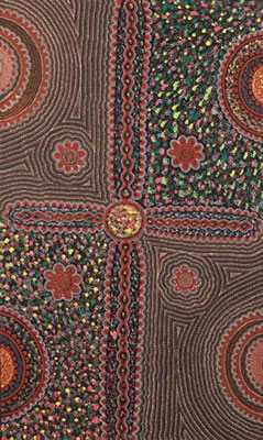 Sample artwork by Joy Jones Kngwarreye (20th Century), known for aboriginal art - View similar artists and auction records