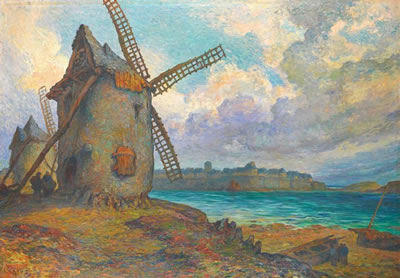 Paysage au moulin, Saint Malo