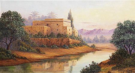 VILLAGE AU BORD DE L'OUED