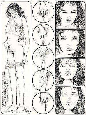 Emmanuelle by Guido Crepax - Auction record, sale price, and art valuation. Compare with similar artists and explore comparable artworks.
