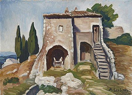 La ferme à Eygalières by Alfred Lesbros - Auction record, sale price, and art valuation. Compare with similar artists and explore comparable artworks.