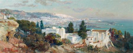 VUE DE LA BAIE D'ALGER VIEW OF THE BAY OF ALGIERS