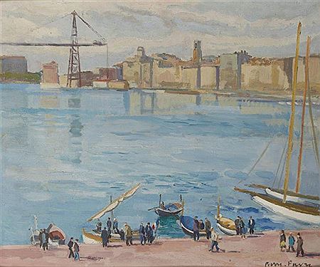 Port de Marseille animé by Pierre Favre - Auction record, sale price, and art valuation. Compare with similar artists and explore comparable artworks.