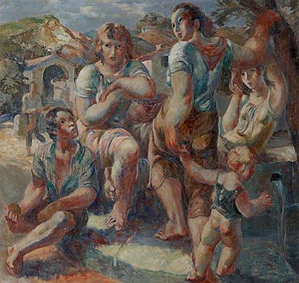 Sample artwork by Andre Hofer (1890 - 1973), known for painting - View similar artists and auction records