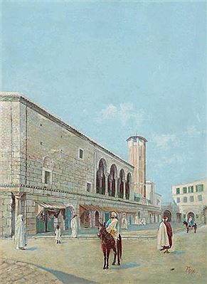 PROMENEURS PLACE HALFAOUINE À TUNIS WALKERS ON HALFAOUINE PLACE IN TUNIS by Jean Frix - Auction record, sale price, and art valuation. Compare with similar artists and explore comparable artworks.