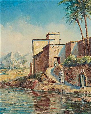 VILLA ANIMÉE AU BORD D'UN OUED A LIVELY HOUSE NEAR A WADI