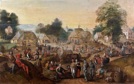 "Scène de marché".