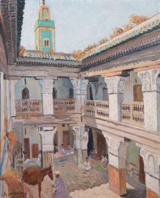 CARAVANSÉRAIL ANIMÉ À MEKNÈS