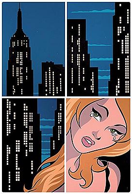 Une blonde en ville