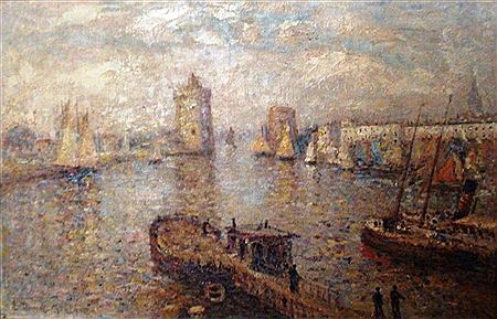Le Port de La Rochelle by Léon Duval-Gozlan - Auction record, sale price, and art valuation. Compare with similar artists and explore comparable artworks.