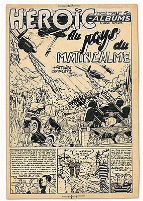 Sample artwork by Maurice Tillieux (1922 - 1978), known for comics - View similar artists and auction records