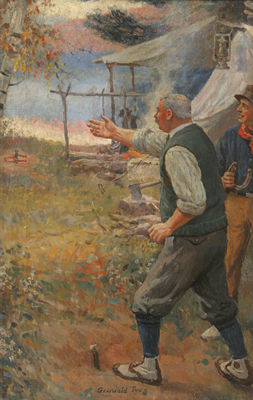 Pitching Horseshoes