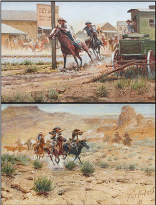(1) The Horse Race, (2) The Cattle Rustlers