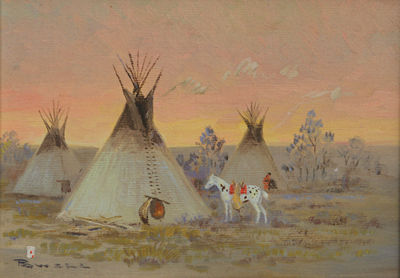 Teepee Scene
