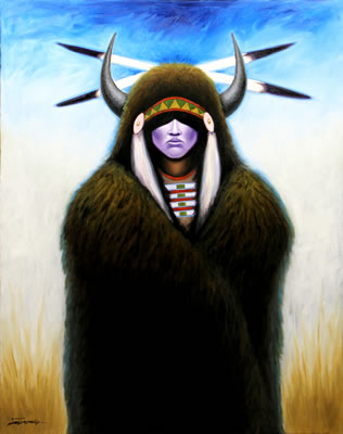 American Bison Medicine Warrior