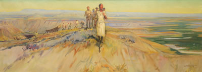 Sacajawea At The Portage