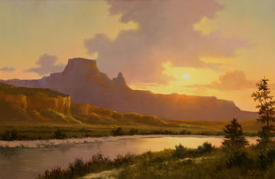 Along The Chama River by Robert De Leon - Auction record, sale price, and art valuation. Compare with similar artists and explore comparable artworks.