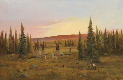At the Prairie's Edge by Bill Mittag - Auction record, sale price, and art valuation. Compare with similar artists and explore comparable artworks.