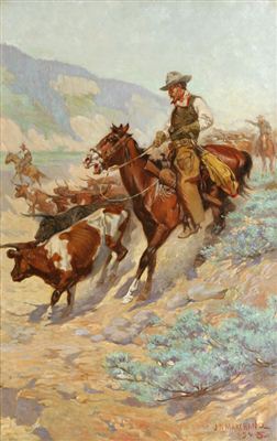 Pointing The Beef Herd, Cattle Trail Series