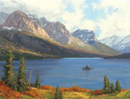 Sample artwork by Bart Walker (20/21st century), known for plein-aire landscape painting - View similar artists and auction records
