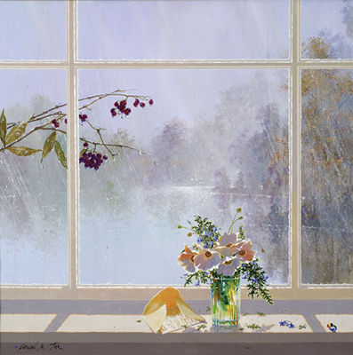 Flower on The Window Sill