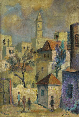 Landscape Houses by Albert Martin Goldman - Auction record, sale price, and art valuation. Compare with similar artists and explore comparable artworks.