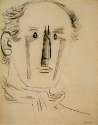Portrait of Jankel Adler: Self-portrait