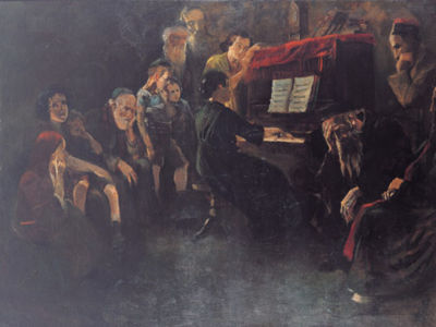 Sample artwork by Alfred Lakos (1870 - 1961), known for still life, figure, genre painting - View similar artists and auction records