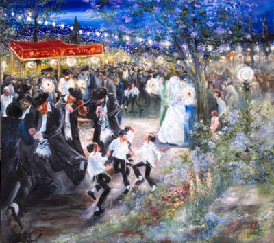 Outdoor wedding in Jerusalem by Huvy - Auction record, sale price, and art valuation. Compare with similar artists and explore comparable artworks.