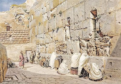 The Wailing Wall, 1863