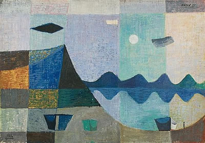 Seascape with boats, 1952