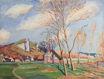 Paysage a La Roque, Printemps by Ludovic-Rodo Pissarro - Auction record, sale price, and art valuation. Compare with similar artists and explore comparable artworks.